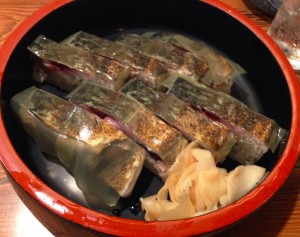 鯛の炙り寿司